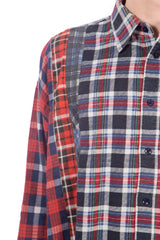 7 Cut Flannel Wide Shirt (B)