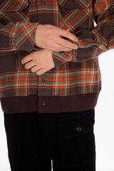 Big Plaid Heavy Twill Brown / Orange