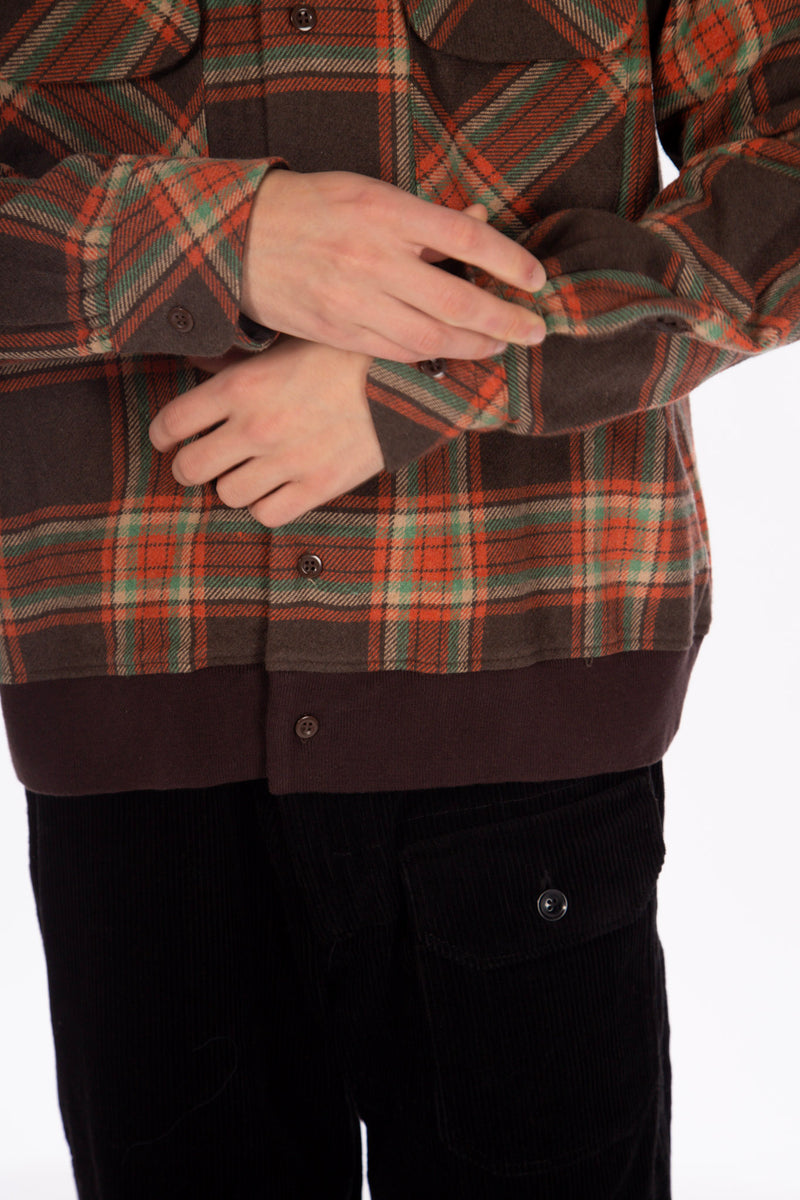 Big Plaid Heavy Twill Brown / Orange