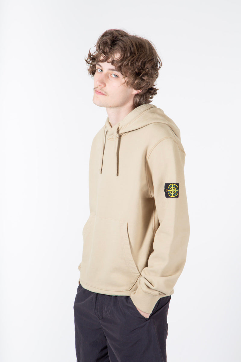 Brushed Cotton Fleece Sweathshirt Ivory