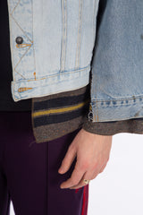 Jean Jacket + Blanket Covered Reversible Jacket