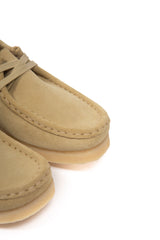 Beige Suede Wallabee Derbys