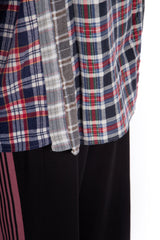 7 Cut Flannel Wide Shirt (B)