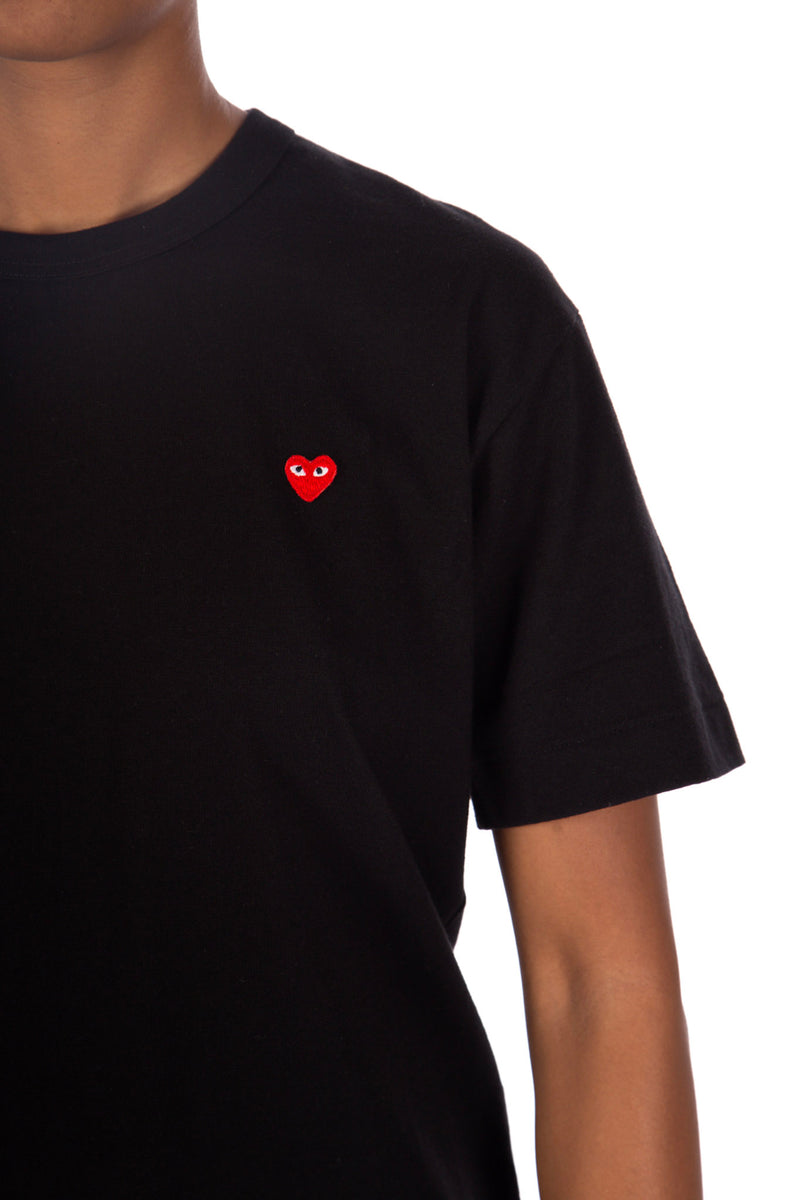 Black / Red Tee Little Heart