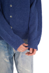 Evening Polo Royal Blue Fuzzy Alpaca