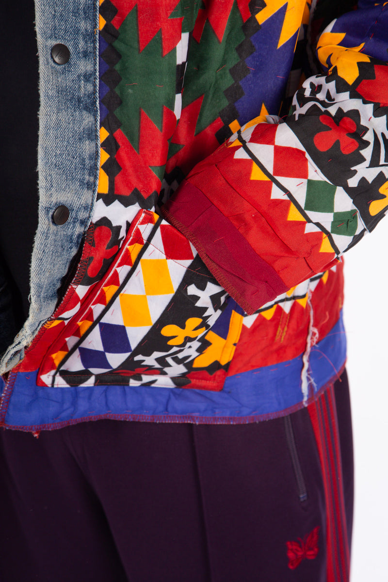 Jean Jacket + Rug Covered Reversible Jacket