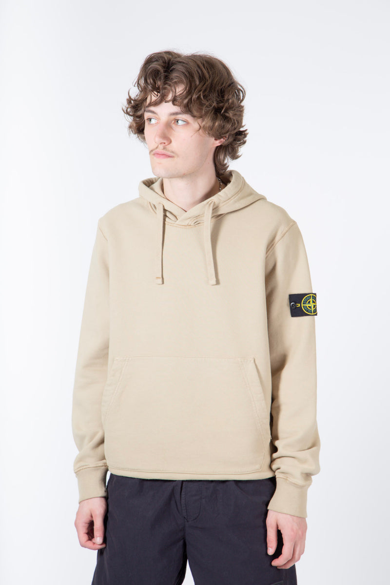 Brushed Cotton Fleece Sweathshirt Ivory