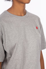 Grey Little Heart Tee