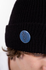 Black Wool Watch Cap