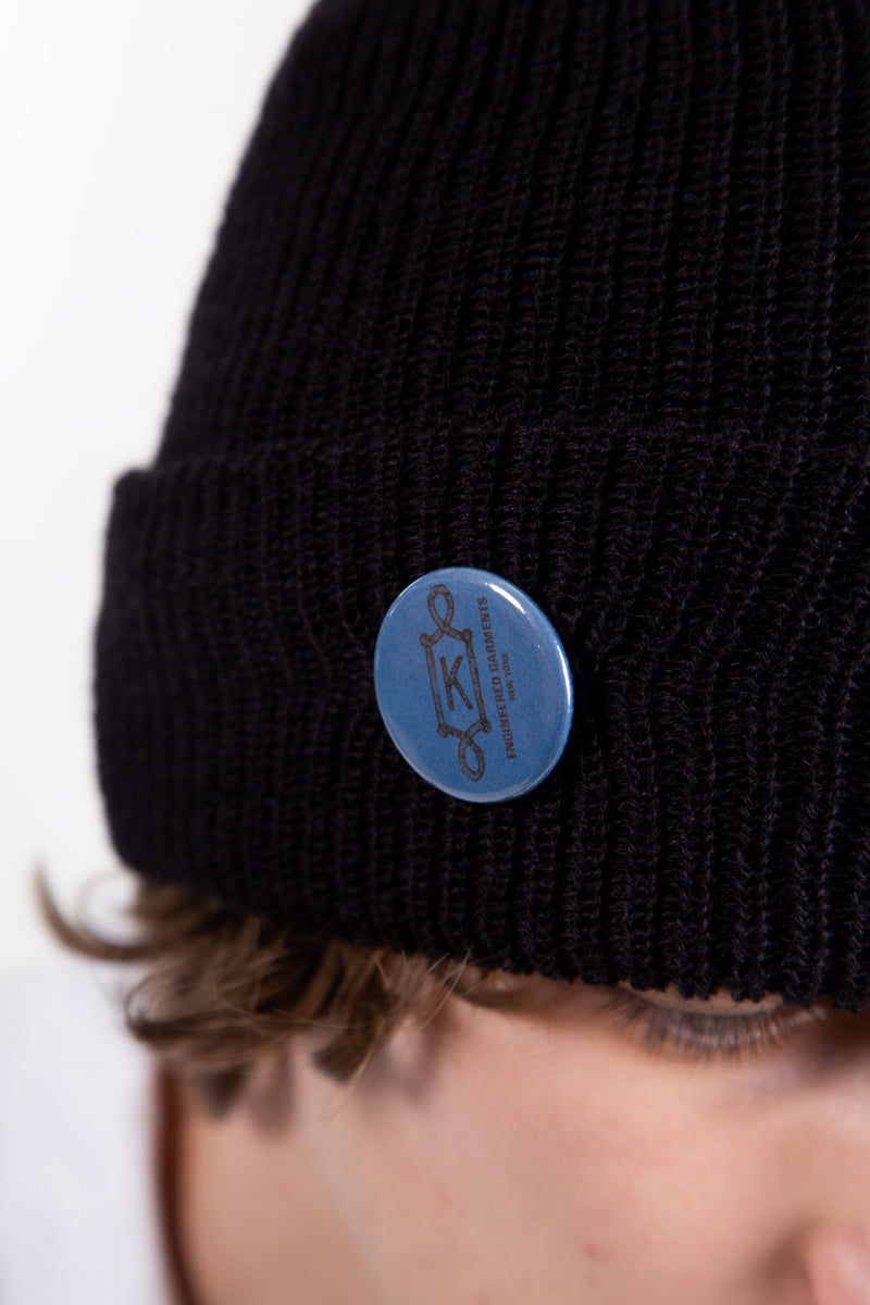 Black Wool Watch Cap