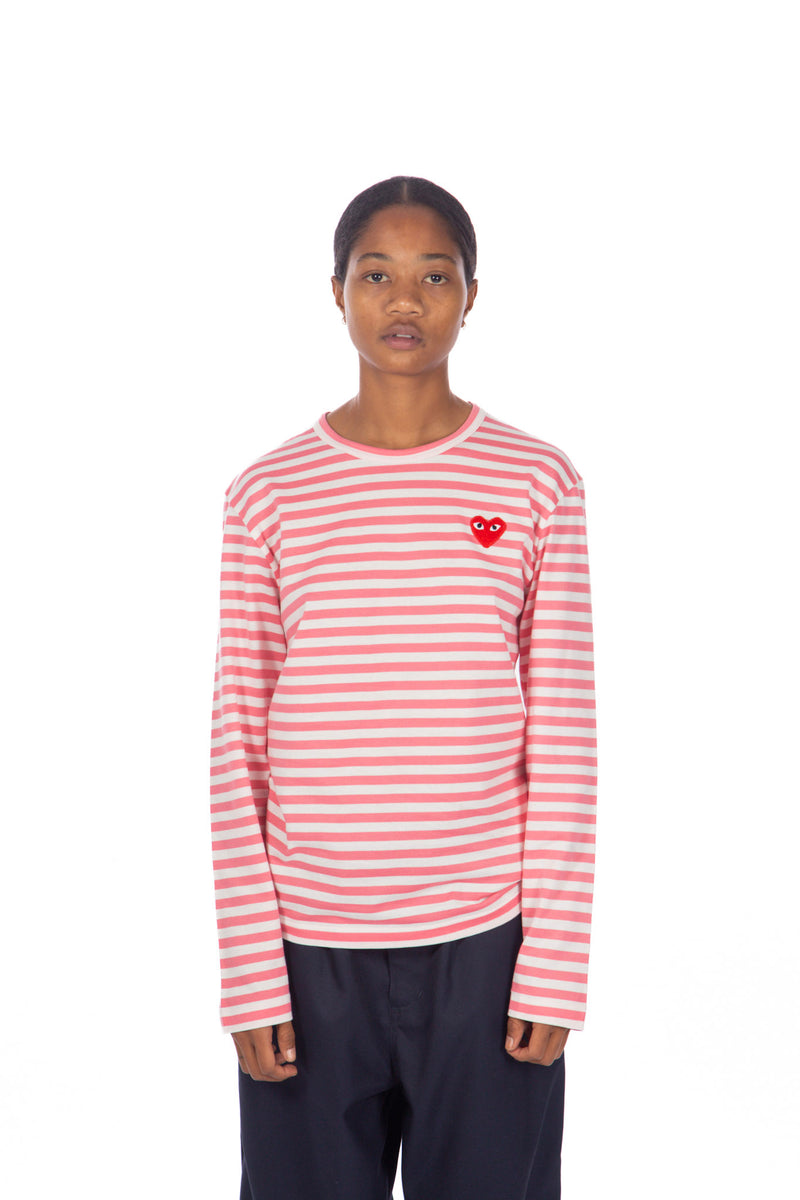 Pink Striped Long Sleeve
