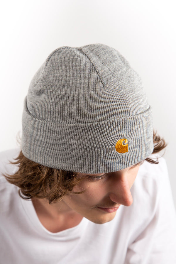 Chase Beanie Grey Heather / Gold