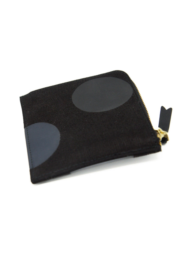 Classic 3/4 Zip Wallet Rubber Dot Black - SA3100RD