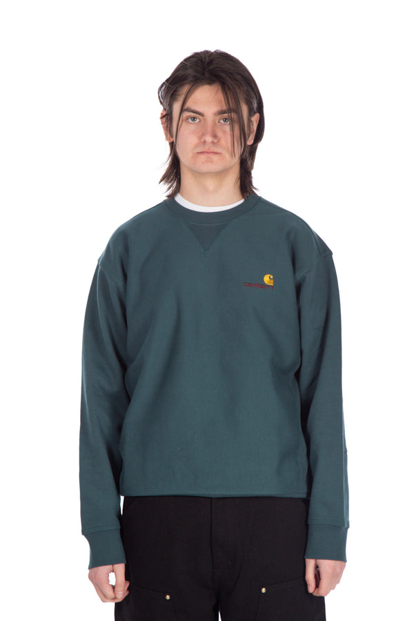 American Script Crewneck Sweat Botanic