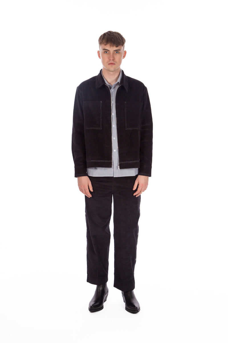 Corduroy Shop Jacket Black
