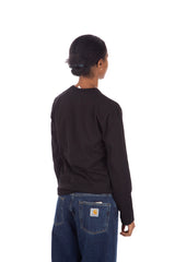 Heart Logo Long Sleeve Tee Black / Red