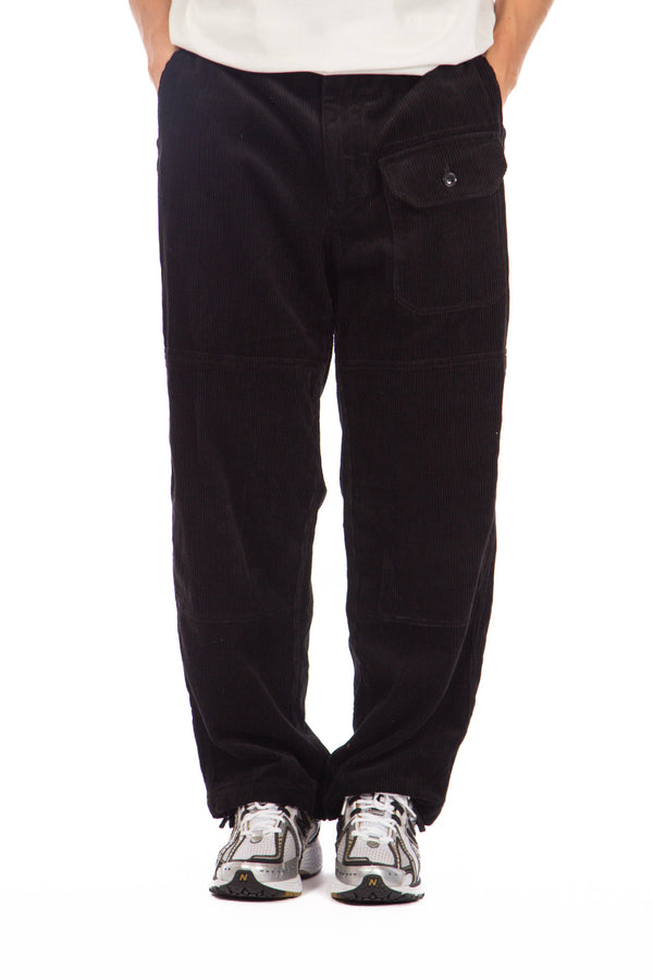 Cotton 8W Corduroy Pant Black
