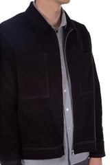 Corduroy Shop Jacket Black