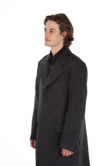 Dolphin Coat Ash Grey Cash Wool
