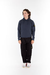 Garment Dyed Cotton Fleece Sweatshirt Navy