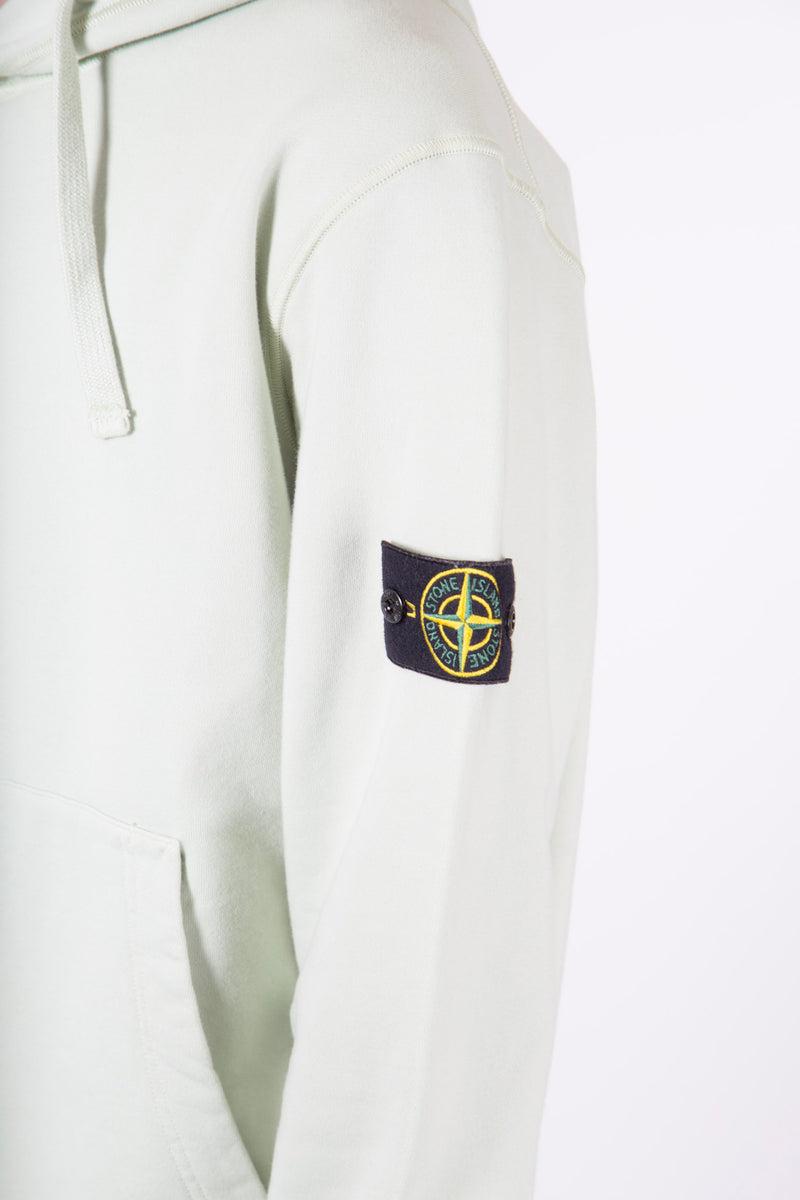 Brushed Cotton Fleece Sweathshirt Pistachio