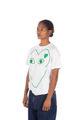 Green Stretch Outline Tee