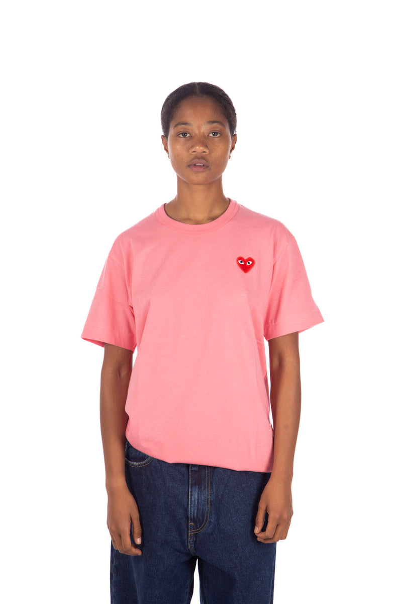 Heart Logo Tee Pink / Red