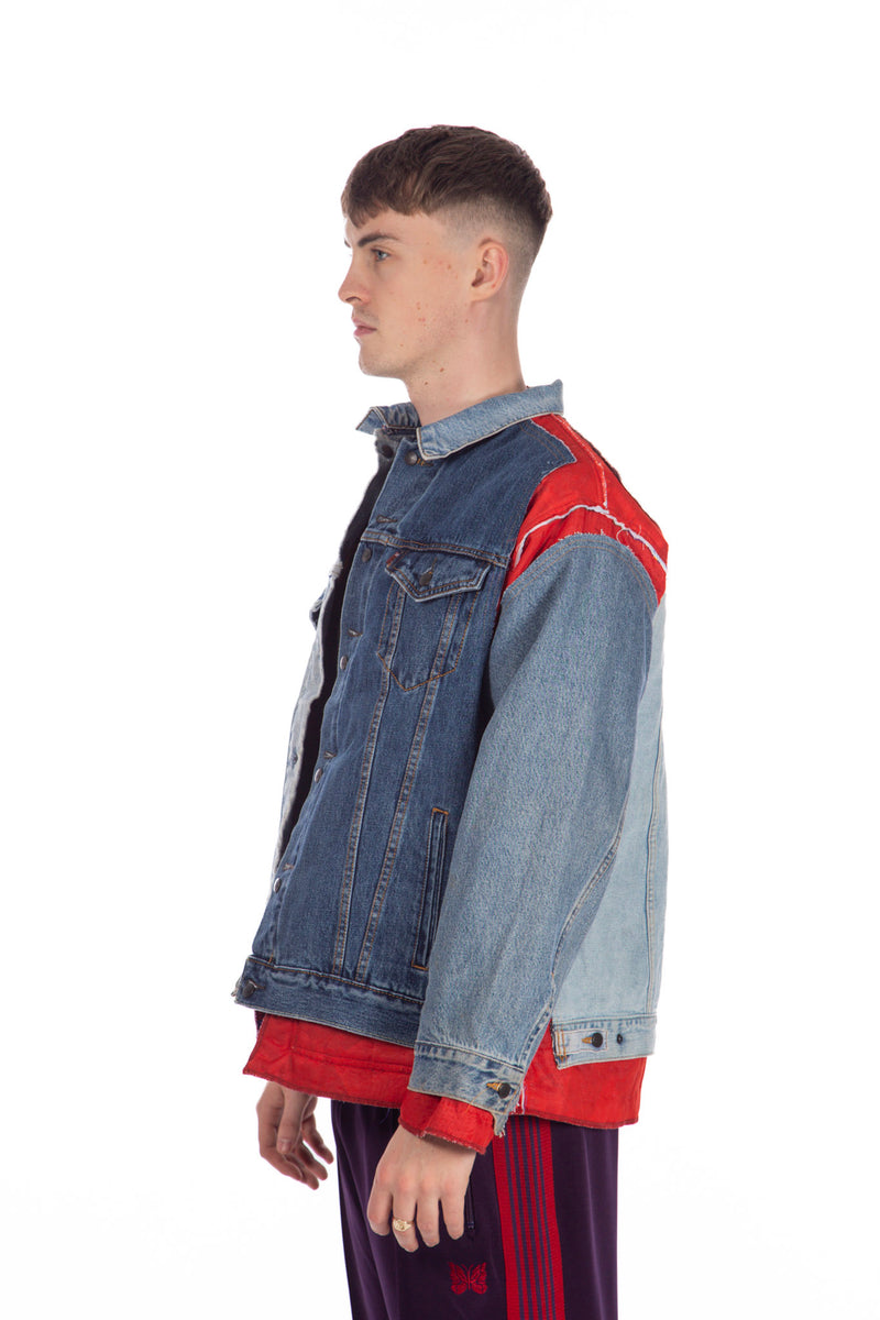 Jean Jacket + Rug Covered Reversible Jacket
