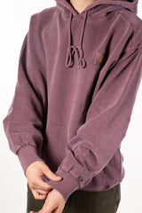 Hooded Vista Sweatshirt Dark Plum