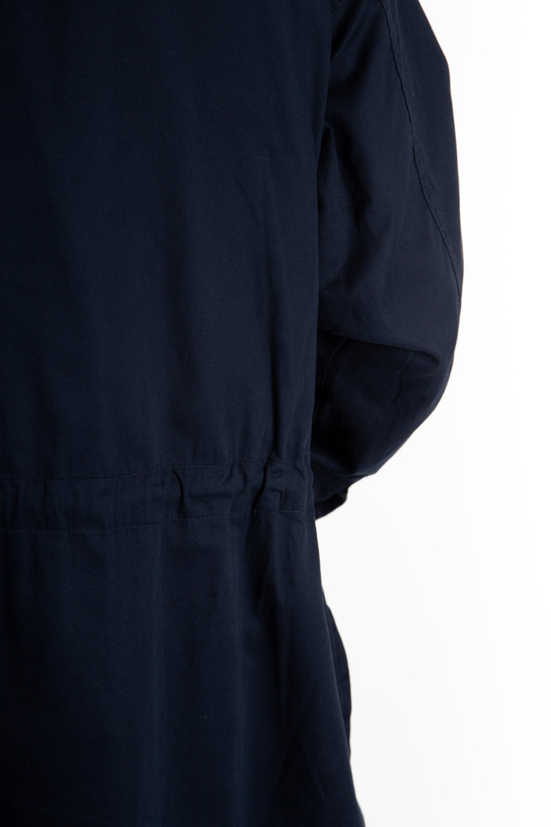 Navy Micro Sanded Twill Bush Shirt