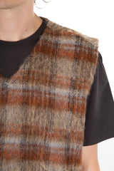 Ament Check Mohair Vest