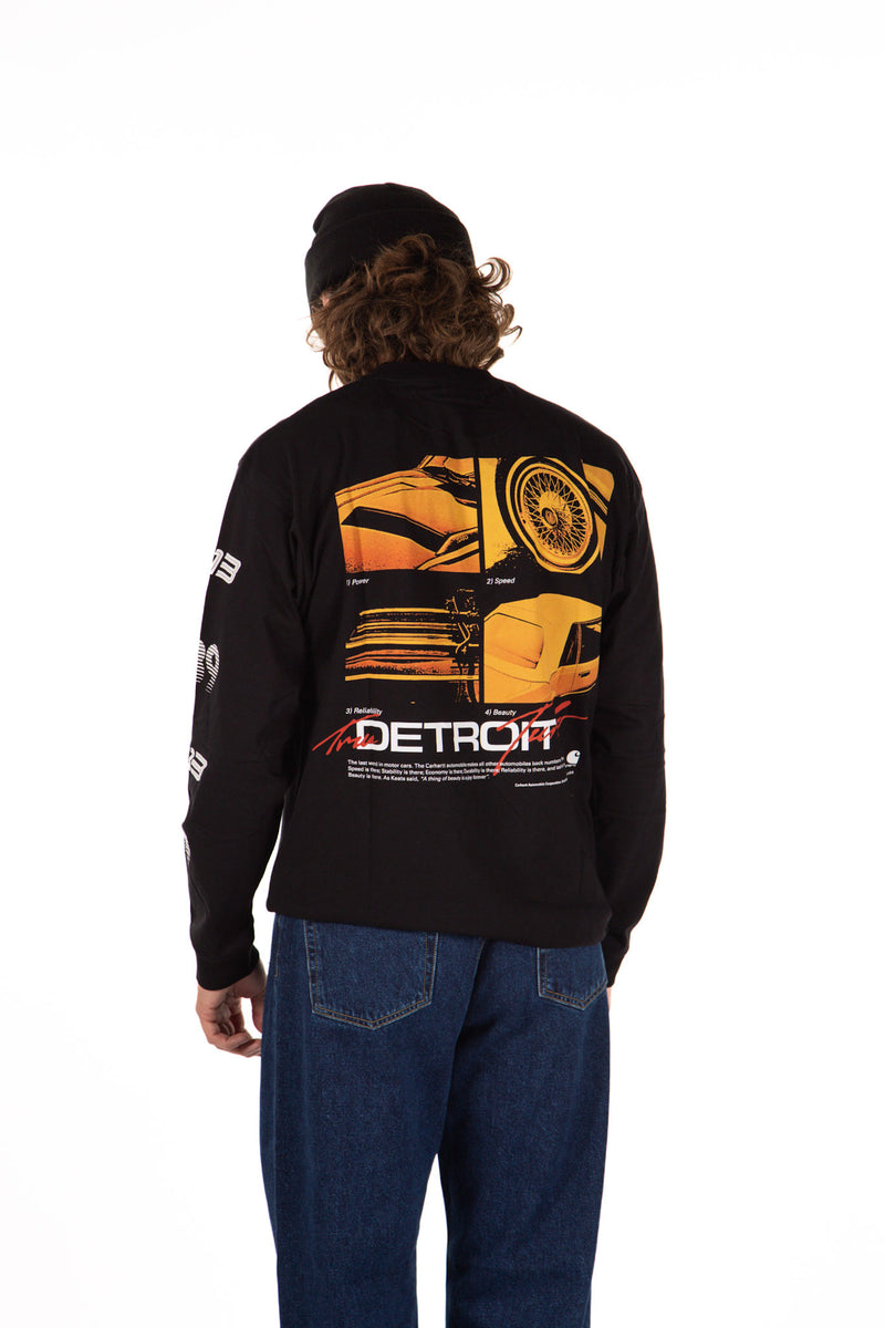 L/S Detroit Turbo T Black