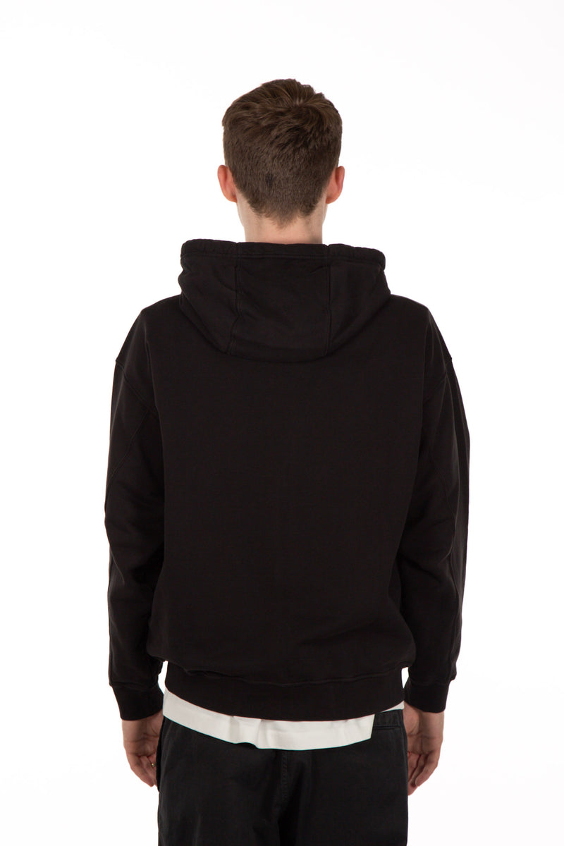 Hooded Zip-Up Tonal Black