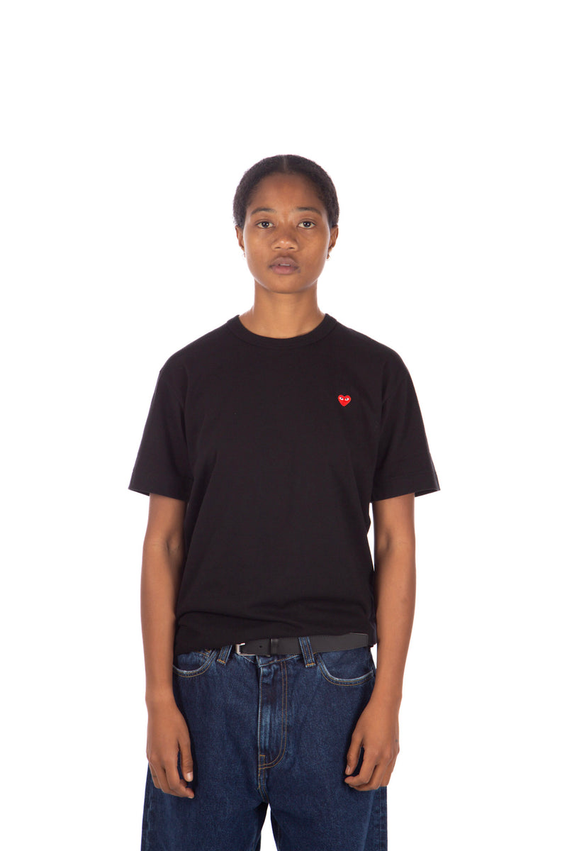 Black / Red Tee Little Heart
