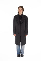 Dolphin Coat Ash Grey Cash Wool