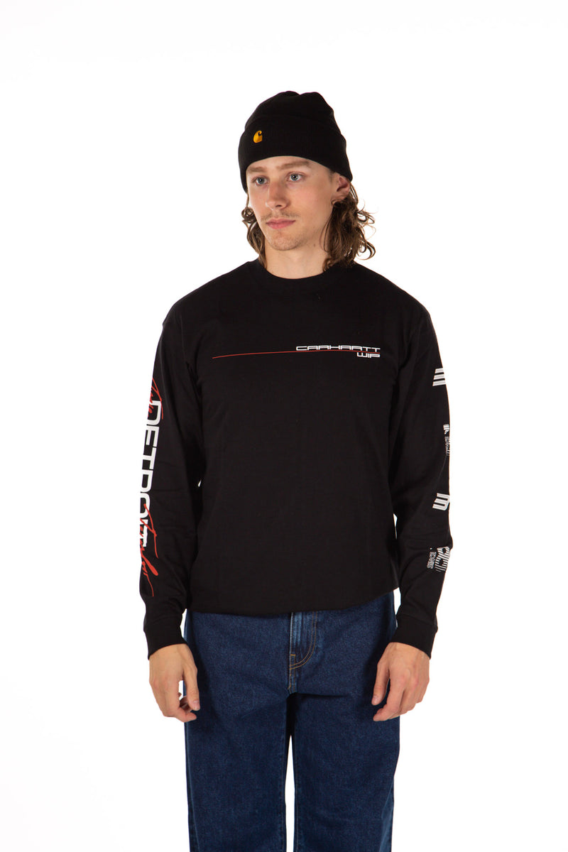 L/S Detroit Turbo T Black