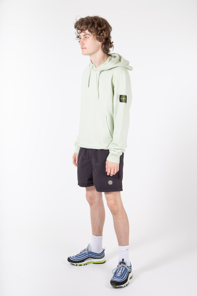 Brushed Cotton Fleece Sweathshirt Pistachio