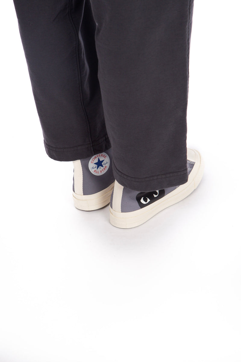 CDG X Converse Single Heart Hi Steel Grey