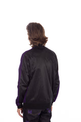 Rib Collar Track Jacket Black