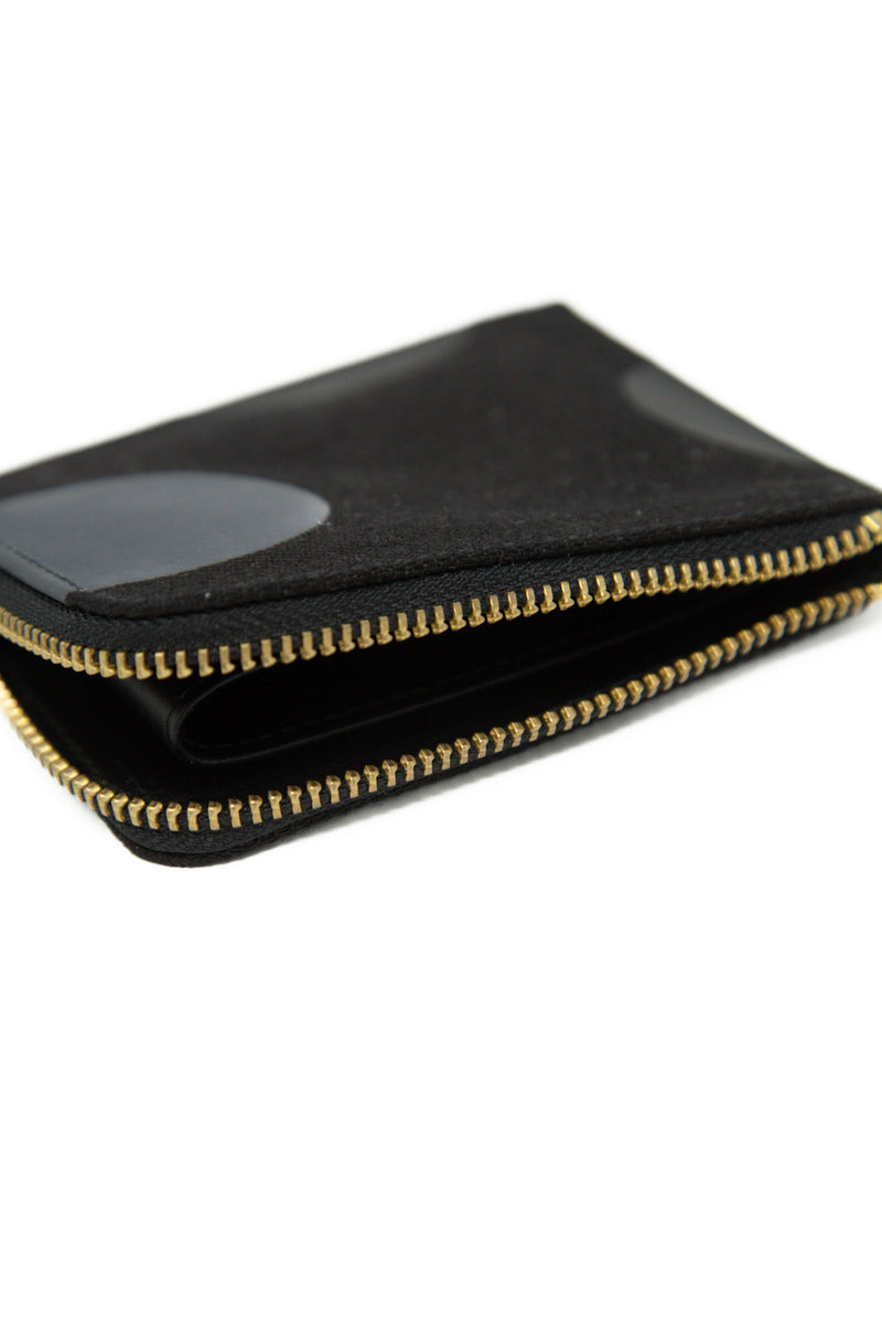 Classic 3/4 Zip Wallet Rubber Dot Black - SA3100RD