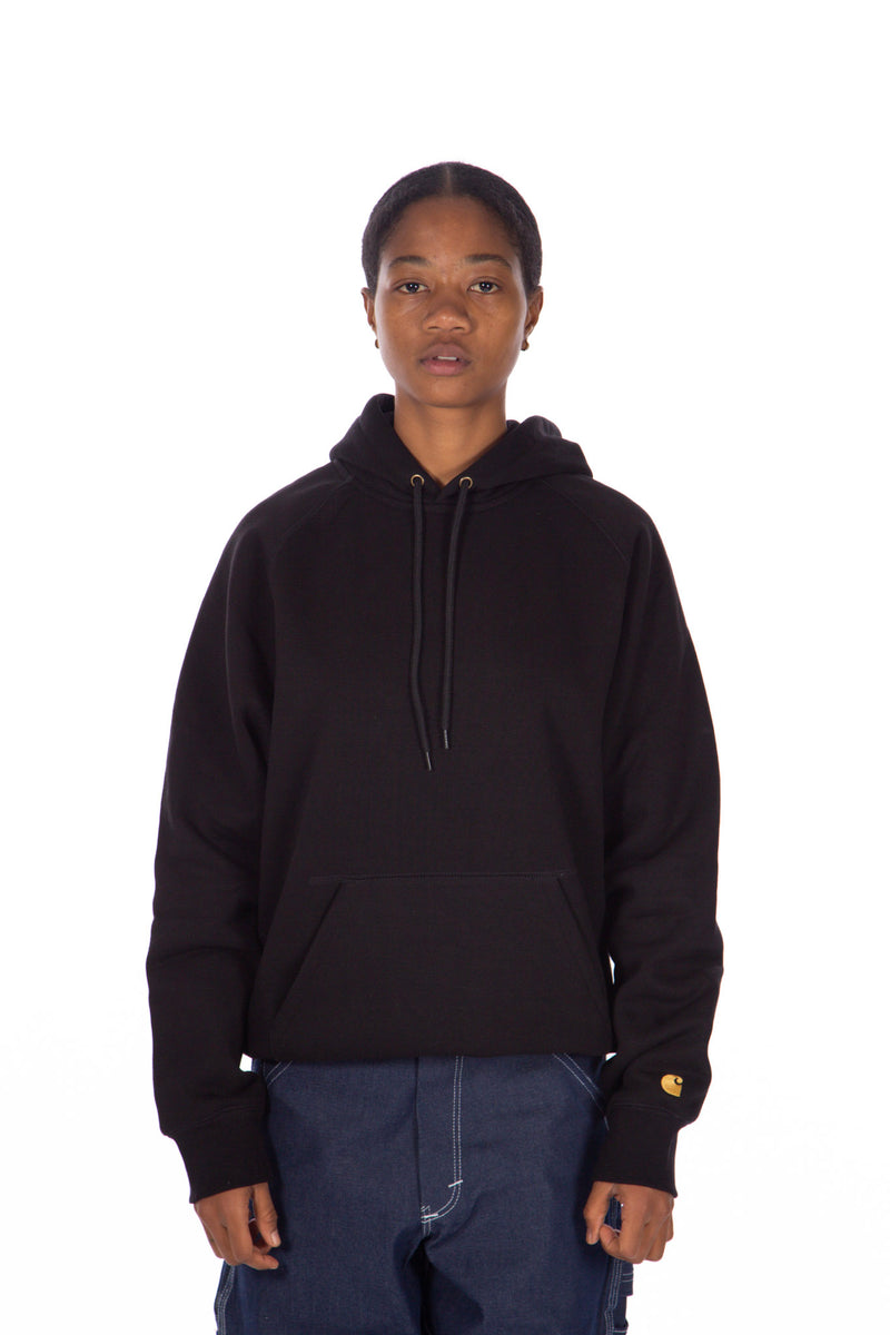 Hooded Chase Sweat Black / Gold