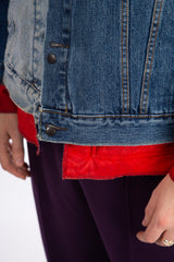 Jean Jacket + Rug Covered Reversible Jacket