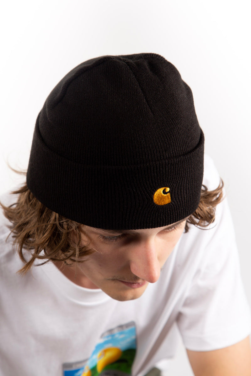 Chase Beanie Black / Gold