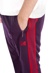 Track Pant Poly Smooth Dark Purple