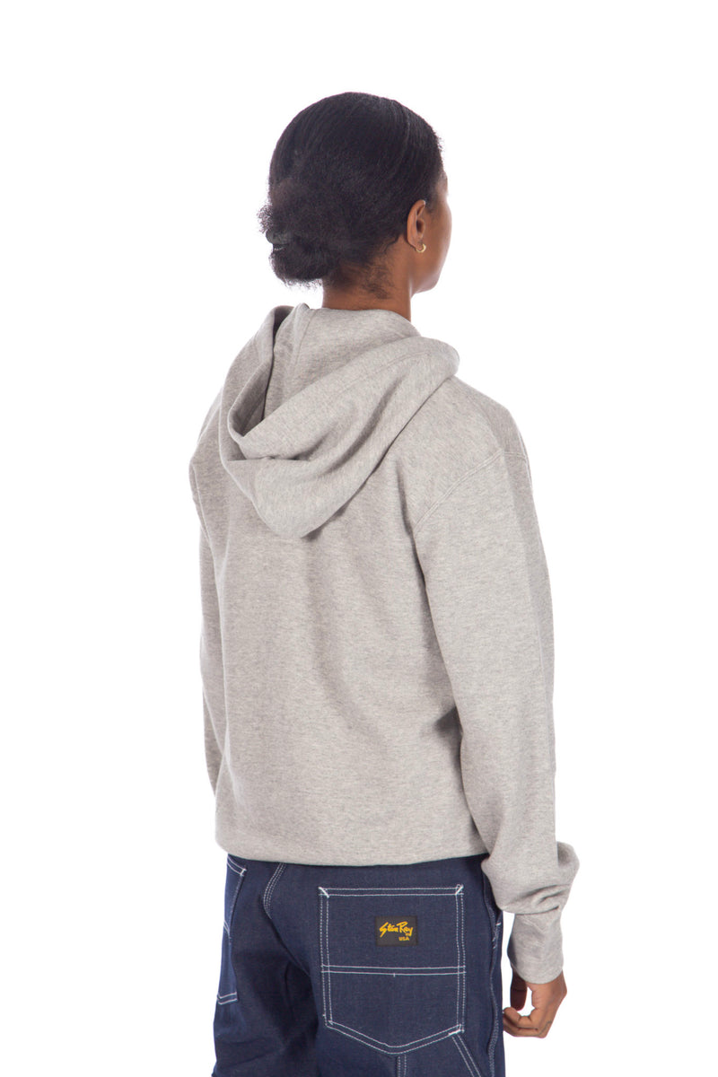 Invader Zip- Up Hoodie Grey