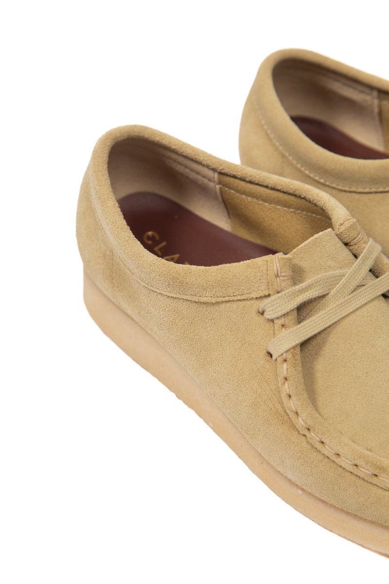 Beige Suede Wallabee Derbys