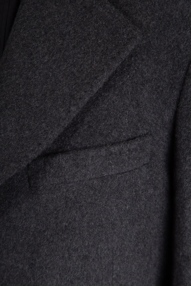 Dolphin Coat Ash Grey Cash Wool