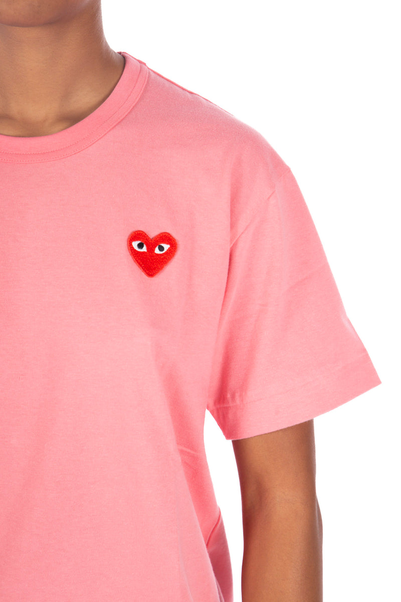 Heart Logo Tee Pink / Red