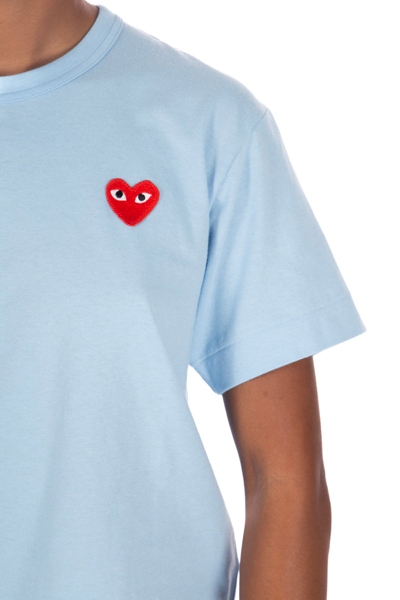 Heart Logo Tee Blue / Red
