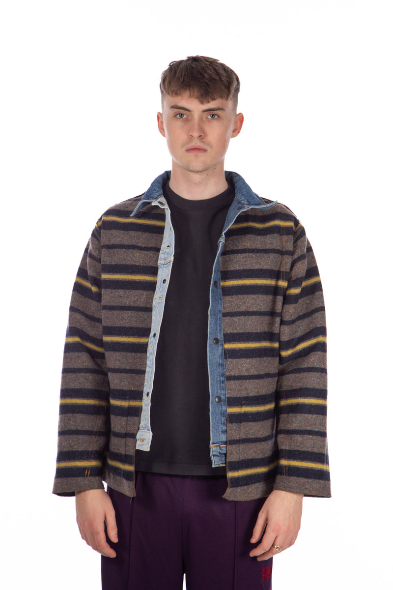 Jean Jacket + Blanket Covered Reversible Jacket